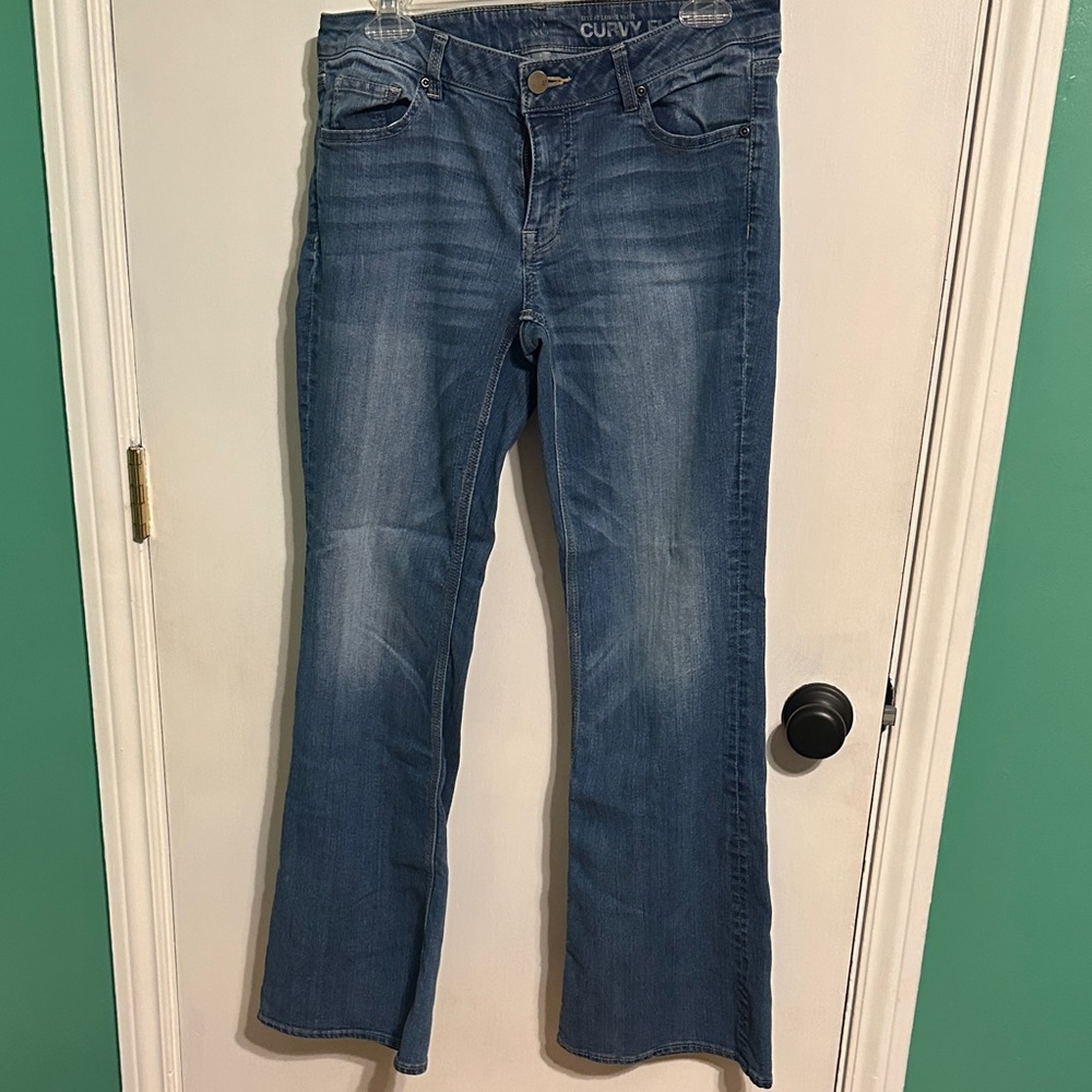New‎ York & Company Blue Flare Jeans size 8